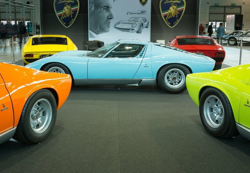 Tutti i modelli della Miura a Verona Legend Cars