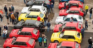 RUOTECLASSICHE' YOUNGTIMER RALLY AT VERONA LEGEND CARS